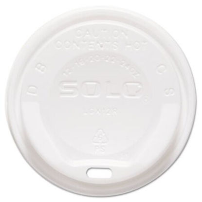 Picture of Gourmet Hot Cup Lids, For Trophy Plus Cups, Fits 12 oz to 20 oz, White, 1,500/CartonSCC-LGXW2