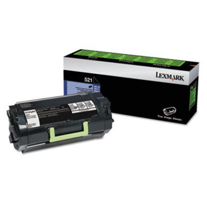 Picture of 52D1000 Toner, 6,000 Page-Yield, BlackLEX-52D1000