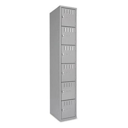Picture of Box Compartments, Single Stack, 12w x 18d x 72h, Medium GrayTNN-BS6121812AMG