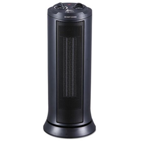 Picture of Mini Tower Ceramic Heater, 7 3/8"w x 7 3/8"d x 17 3/8"h, BlackALE-HECT17