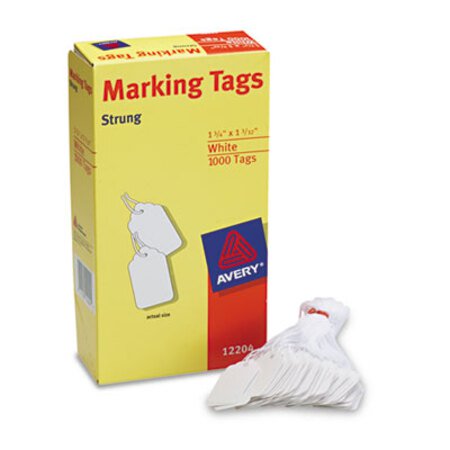 Picture of Medium-Weight White Marking Tags, 1 3/4 x 1 3/32, 1,000/BoxAVE-12204