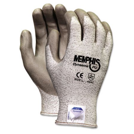 Picture of Memphis Dyneema Polyurethane Gloves, Large, White/Gray, PairCRW-9672L