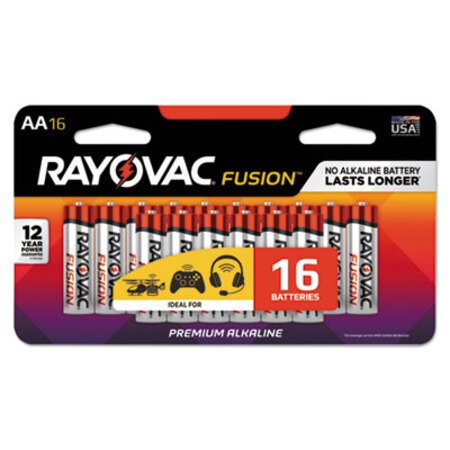 Picture of Fusion Advanced Alkaline AA Batteries, 16/PackRAY-81516LTFUSK