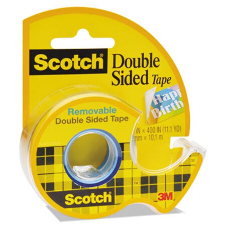 Picture of Double-Sided Removable Tape in Handheld Dispenser, 1" Core, 0.75" x 33.33 ft, ClearMMM-667