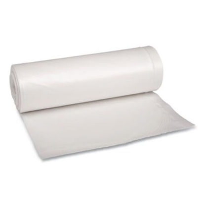 Picture of Low Density Repro Can Liners, 60 gal, 1.75 mil, 38" x 58", Clear, 10 Bags/Roll, 10 Rolls/CartonBWK-538