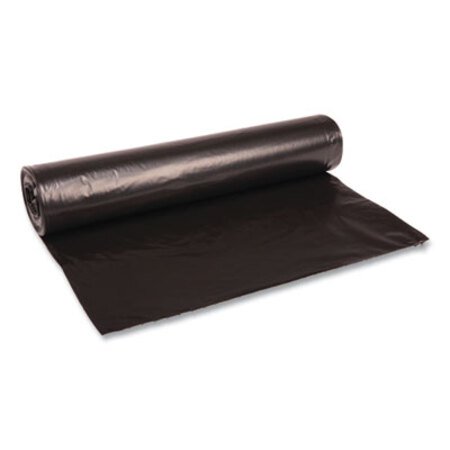 Picture of Low Density Repro Can Liners, 45 gal, 1.2 mil, 40" x 46", Black, 10 Bags/Roll, 10 Rolls/CartonBWK-517