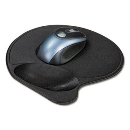 Picture of Extra-Cushioned Mouse Wrist Pillow Pad, BlackKMW-57822