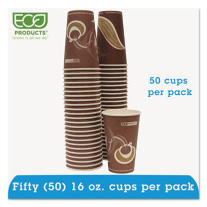 Picture of Evolution World 24% Recycled Content Hot Cups Convenience Pack, 16 oz, 50/PackECO-EPBRHC16EWPK