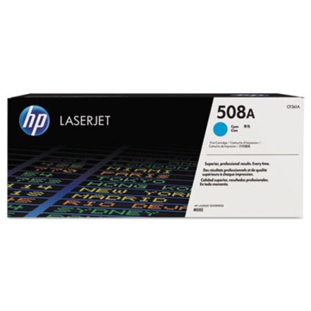 Picture of HP 508A, (CF361A) Cyan Original LaserJet Toner CartridgeHEW-CF361A