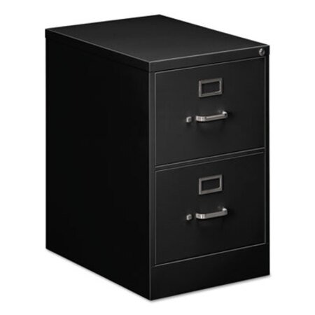 Picture of Two-Drawer Economy Vertical File, 2 File Drawers, Black, 18.25" x 25" x 29"ALE-VF1929BL
