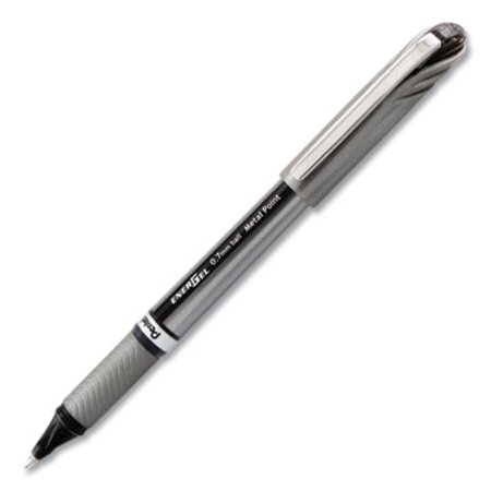 Picture of EnerGel NV Gel Pen, Stick, Medium 0.7 mm, Black Ink, Gray Barrel, DozenPEN-BL27A
