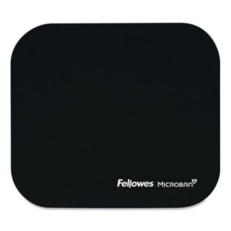 Picture of Mouse Pad w/Microban, Nonskid Base, 9 x 8, BlackFEL-5933901