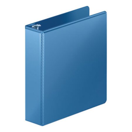 Picture of Heavy-Duty Round Ring View Binder with Extra-Durable Hinge, 3 Rings, 2" Capacity, 11 x 8.5, PC BlueWLJ-363447462