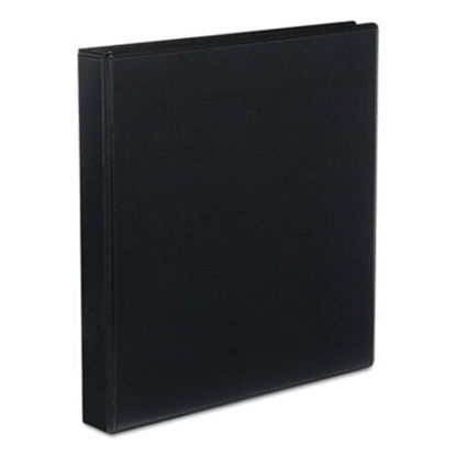 Picture of Slant-Ring View Binder, 3 Rings, 1" Capacity, 11 x 8.5, BlackUNV-20741
