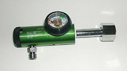 Picture of Oxygen Regulator Click Style 0 - 15 LPM DISS Outlet CGA-870R1835-15G