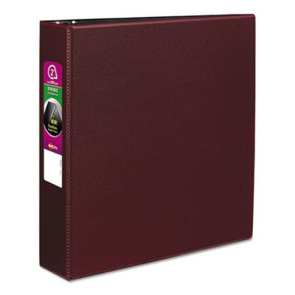 Picture of Durable Non-View Binder with DuraHinge and Slant Rings, 3 Rings, 2" Capacity, 11 x 8.5, BurgundyAVE-27552