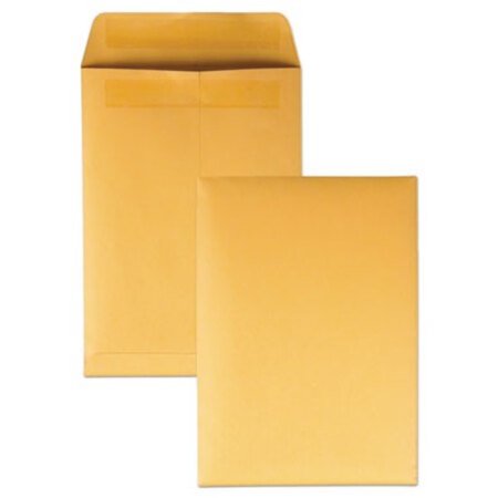 Picture of Redi-Seal Catalog Envelope, #6, Cheese Blade Flap, Redi-Seal Closure, 7.5 x 10.5, Brown Kraft, 250/BoxQUA-43462