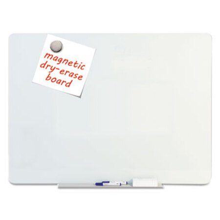 Picture of Magnetic Glass Dry Erase Board, Opaque White, 36 x 24BVC-GL070101
