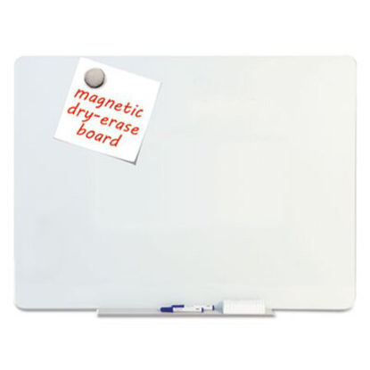 Picture of Magnetic Glass Dry Erase Board, Opaque White, 36 x 24BVC-GL070101