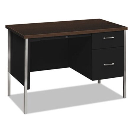 Picture of 34000 Series Right Pedestal Desk, 45.25" x 24" x 29.5", Mocha/BlackHON-34002RMOP