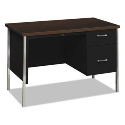 Picture of 34000 Series Right Pedestal Desk, 45.25" x 24" x 29.5", Mocha/BlackHON-34002RMOP
