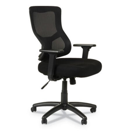 Picture of Alera Elusion II Series Mesh Mid-Back Synchro Seat Slide Chair, Supports Up to 275 lb, 17.51" to 21.06" Seat Height, BlackALE-ELT4214S