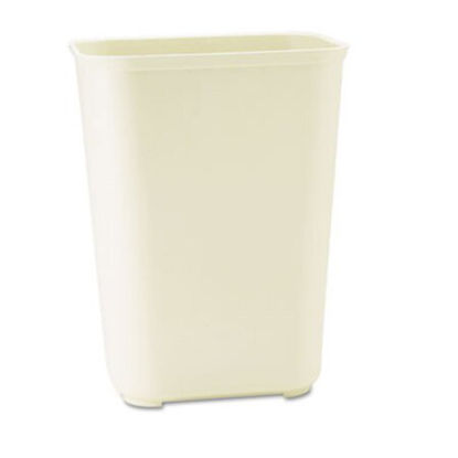 Picture of Fire-Resistant Wastebasket, Rectangular, Fiberglass, 10 gal, BeigeRCP-254400BG