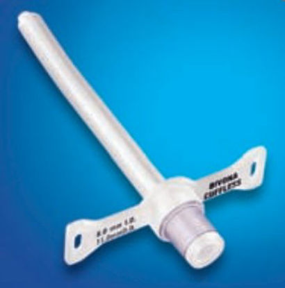 Picture of Tracheostomy Tube Bivona® Hyperflex™ Extra Length Fixed Neck Flange Size 9 Uncuffed60AFHXL90
