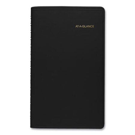 Picture of Weekly Appointment Book Ruled for Hourly Appointments, 8.5 x 5.5, Black, 2022AAG-7007505