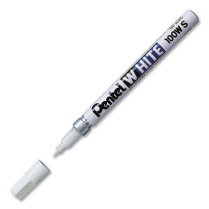 Picture of White Permanent Marker, Fine Bullet Tip, WhitePEN-100WS