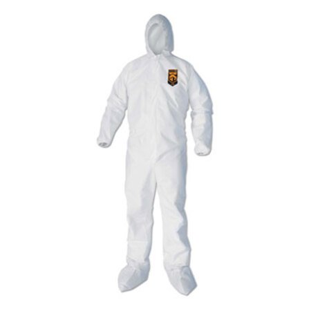 Picture of A40 Elastic-Cuff, Ankle, Hood and Boot Coveralls, X-Large, White, 25/CartonKCC-44334
