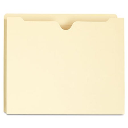 Picture of Deluxe Manila File Jackets with Reinforced Tabs, Straight Tab, Letter Size, Manila, 50/BoxUNV-73700