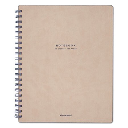 Picture of Collection Twinwire Notebook, 1 Subject, Wide/Legal Rule, Tan/Navy Blue Cover, 11 x 8.75, 80 SheetsMEA-YP14307