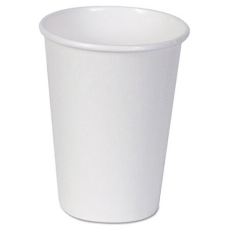 Picture of Paper Hot Cups, 12 oz, White, 50/Sleeve, 20 Sleeves/CartonDXE-2342W