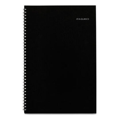 Picture of Monthly Planner, 12 x 8, Black Two-Piece Cover, 2021-2022AAG-SK200