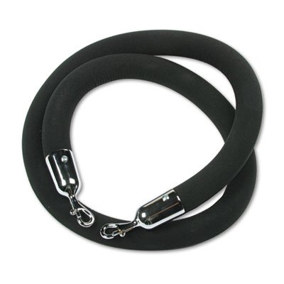 Picture of Crowd Control Rope, Velour, 6ft, BlackTCO-11116