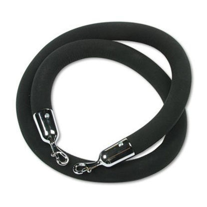 Picture of Crowd Control Rope, Velour, 6ft, BlackTCO-11116