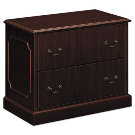 Picture of 94000 Series Lateral File, 2 File Drawers, Mahogany, 37.5" x 20.5" x 29.5"HON-94223NN