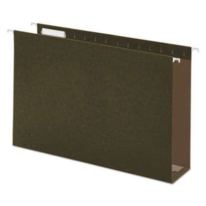 Picture of Box Bottom Hanging File Folders, Legal Size, 1/5-Cut Tab, Standard Green, 25/BoxUNV-14153
