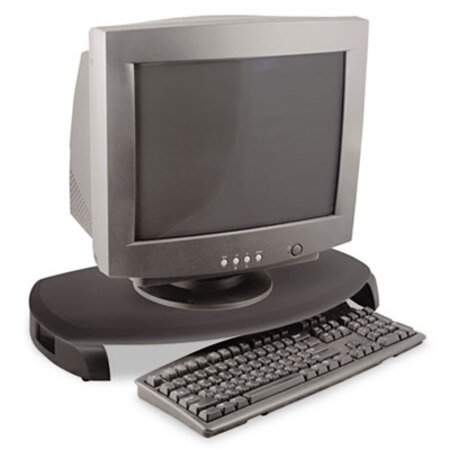 Picture of CRT/LCD Stand with Keyboard Storage, 23" x 13.25" x 3", Black, Supports 80 lbsKTK-MS280B