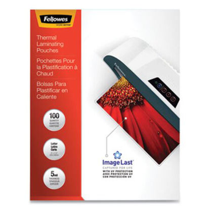 Picture of ImageLast Laminating Pouches with UV Protection, 5 mil, 9" x 11.5", Clear, 100/PackFEL-52040