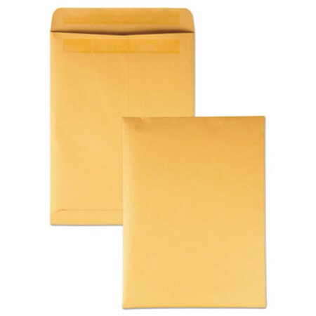 Picture of Redi-Seal Catalog Envelope, #10 1/2, Cheese Blade Flap, Redi-Seal Closure, 9 x 12, Brown Kraft, 250/BoxQUA-43562