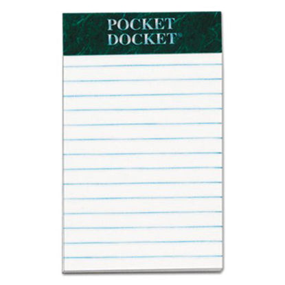 Picture of Docket Ruled Perforated Pads, Medium/College Rule, 3 x 5, White, 50 Sheets, 12/PackTOP-64680