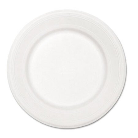 Picture of Paper Dinnerware, Plate, 10.5" dia, White, 500/CartonHUH-21217