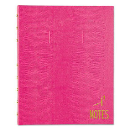 Picture of NotePro Notebook, 1 Subject, Narrow Rule, Bright Pink Cover, 9.25 x 7.25, 75 SheetsRED-A7150PNK4