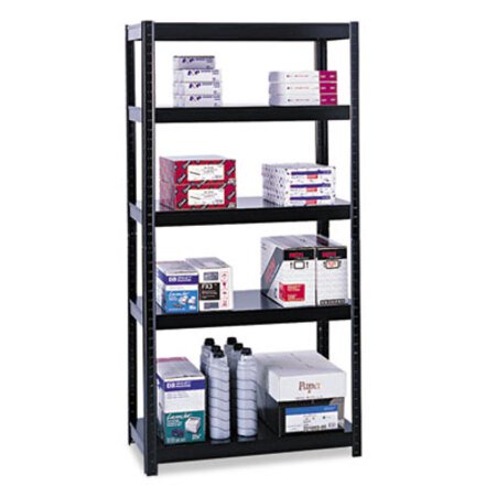 Picture of Boltless Steel Shelving, Five-Shelf, 36w x 24d x 72h, BlackSAF-5247BL