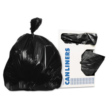 Picture of Linear Low-Density Can Liners, 30 gal, 0.9 mil, 30" x 36", Black, 200/CartonHER-H6036TK