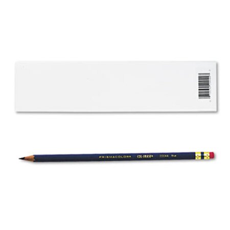 Picture of Col-Erase Pencil with Eraser, 0.7 mm, 2B (#1), Blue Lead, Blue Barrel, DozenSAN-20044