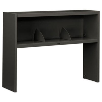 Picture of 38000 Series Stack On Open Shelf Hutch, 48w x 13.5d x 34.75h, CharcoalHON-386548NS