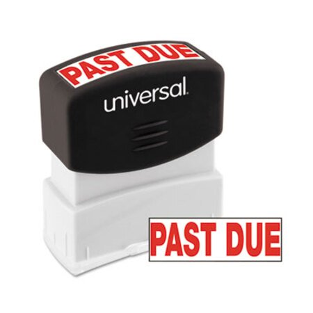 Picture of Message Stamp, PAST DUE, Pre-Inked One-Color, RedUNV-10063